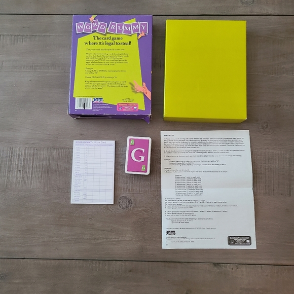 Word Rummy Card Game - Picture 3 of 4